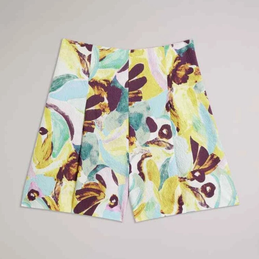 Ted Baker "Quinzz" High waist Pleated shorts